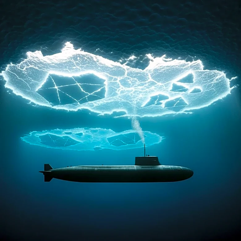 Submarine Discovers Hidden Structures Under Dotson Ice Shelf, Antarctica