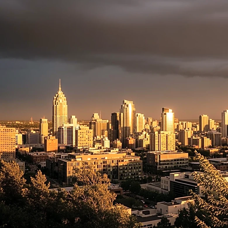 Detroit Faces Warm Breezy Day with Late Strong Storms