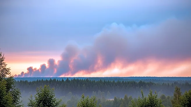 South Carolina Wildfire Causes Smoky Conditions in Southeastern North Carolina