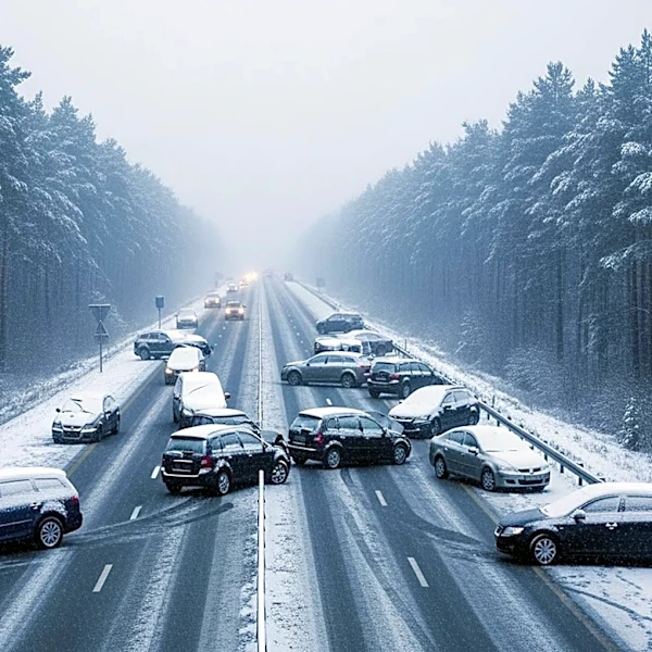 Snowy Conditions Lead to Major Vehicle Pileup in Colorado