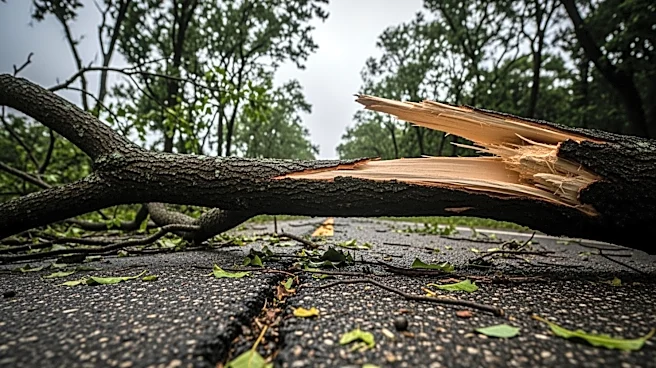 Severe Storms Cause Tree Damage in Elgin, Illinois
