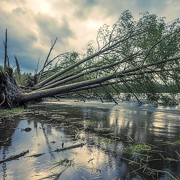 Severe Storms Cause Downed Trees and Flooding Across Illinois
