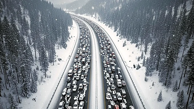 Massive Vehicle Pileup on Snowy Interstate 70 in Colorado