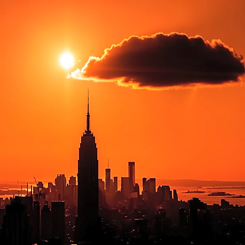 Record Heat and Isolated Storms Hit New York City