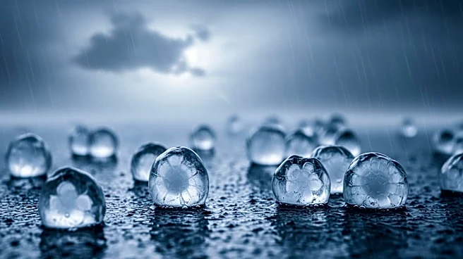 Severe Thunderstorms Bring Large Hail to North Texas