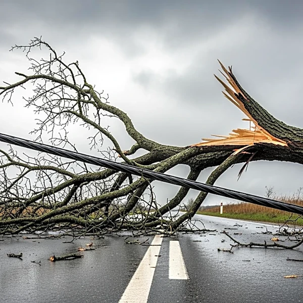 Severe Weather Causes Damage and Power Outages in Ann Arbor