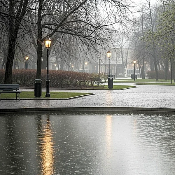 London Experiences Mild Weather with Occasional Showers
