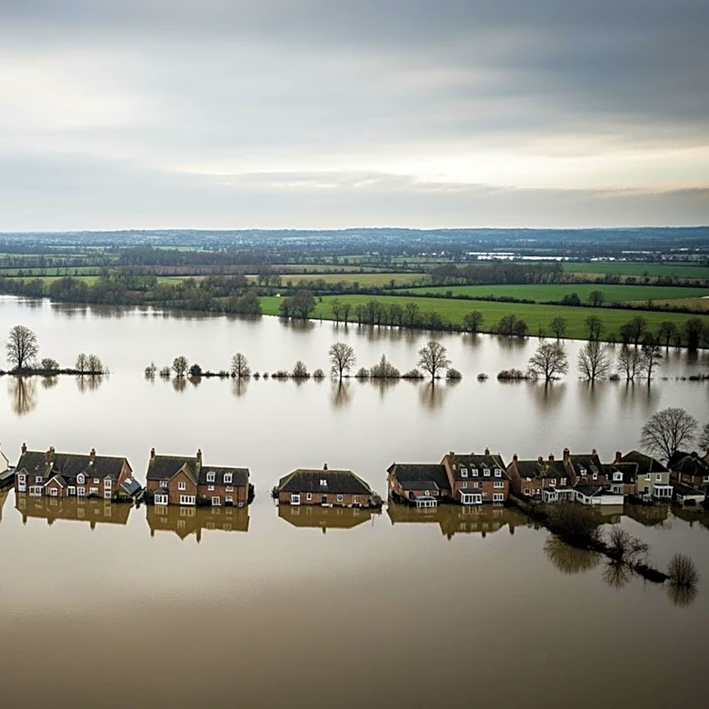 England Faces Flood Risk for 1.2 Million Buildings Without Defenses