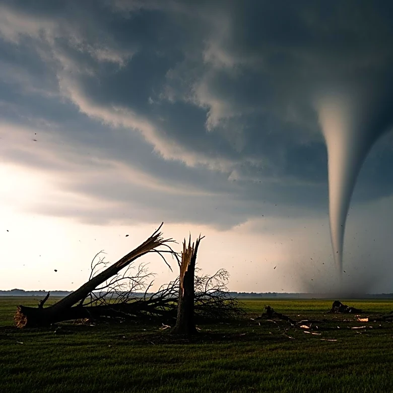Tornado Causes Damage in Union Center, Wisconsin
