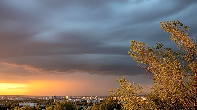 Storm Approaching Twin Cities with Temperatures in the 70s