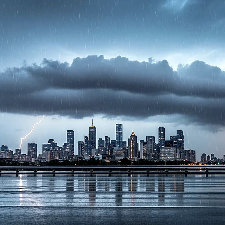 Persistent Showers and Storms in Detroit Area