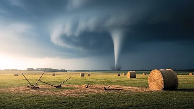 Tornado Strikes Dairy Farm in Fenwick, Michigan, Cows Escape