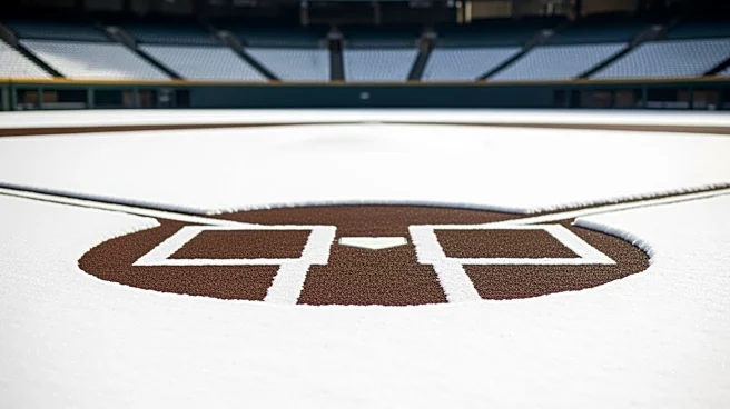 Mid-April Snow Blankets Coors Field as Dodgers-Rockies Series Begins