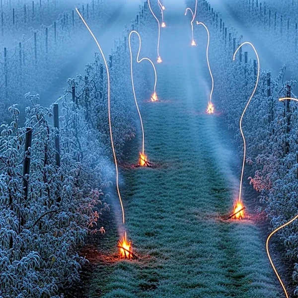 Colorado Orchard Uses Campfires to Combat Spring Freeze