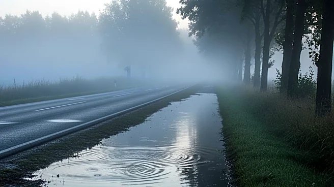 Rain and Fog Expected in North Andover, MA