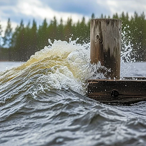 Flooding Threatens Howe Marine in Northern Michigan
