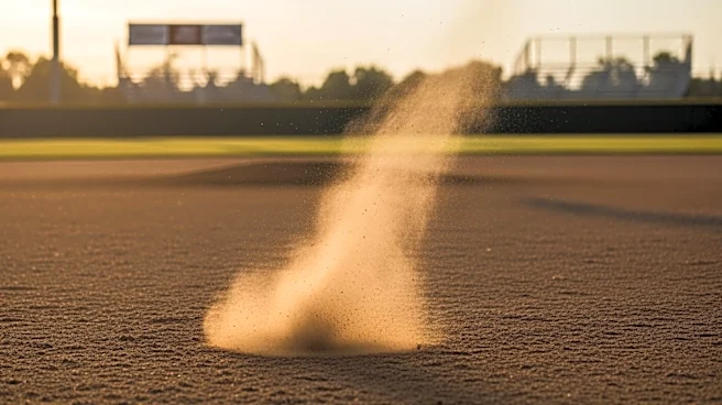 Dust Devil Disrupts North Carolina Baseball Game