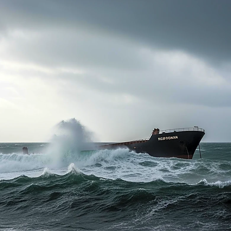 Typhoon Sinlaku Overturns U.S.-Flagged Ship Near Saipan