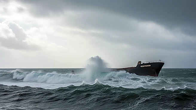Typhoon Sinlaku Overturns U.S.-Flagged Ship Near Saipan
