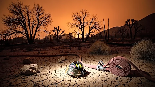 Skyline Fire in Yucca Valley Destroys Four Structures, Injures Firefighter