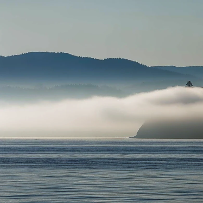 Puget Sound Marine Layer Brings Foggy Conditions