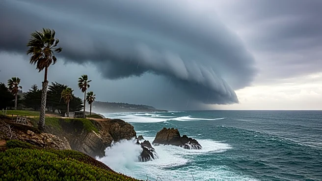 Rainstorm and Fierce Winds Hit Southern California