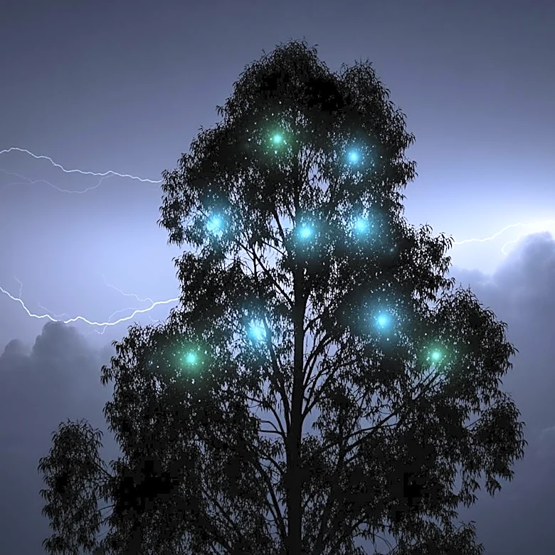 Scientists Capture Treetop Glows During Thunderstorms