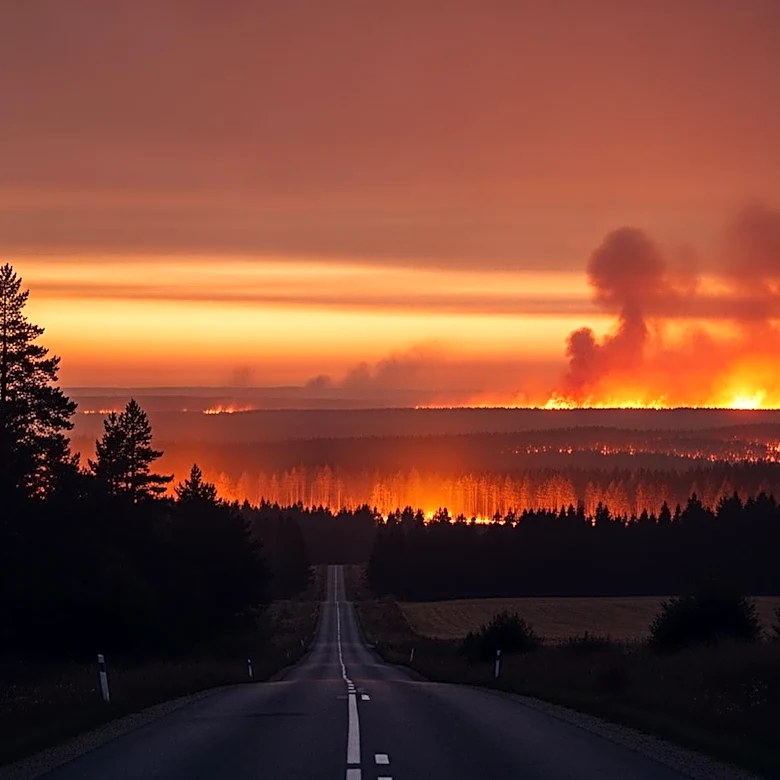 East Side Fire Prompts Evacuations South of Red Lodge, Montana