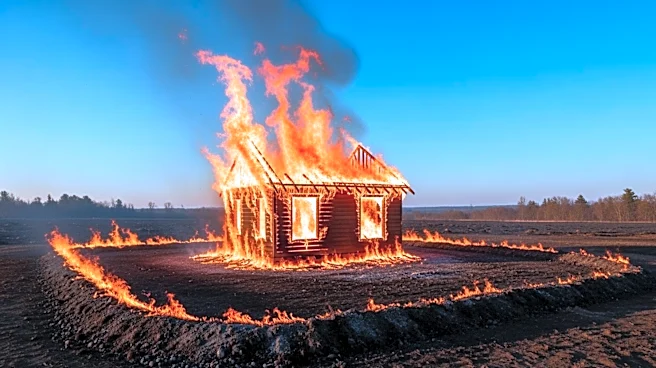 Richburg, SC: Scientists Burn Homes to Study Wildfire Protection