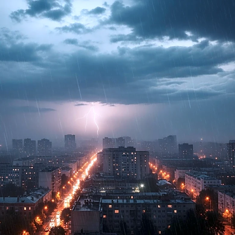Detroit Faces Evening Showers and Storms
