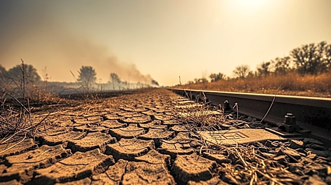 Railroad Fire Threatens Clay County Amid Historic Drought