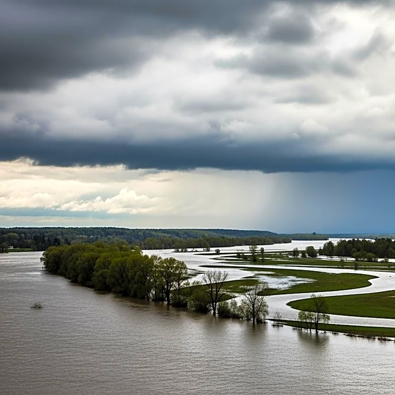 Spring Storm Causes Flooding in California's Central Valley