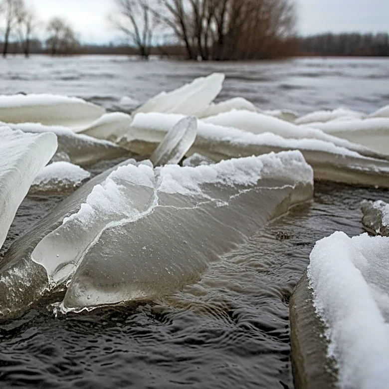 Ice Jams Cause Severe Damage in Northern Michigan Flooding