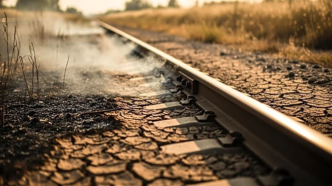 Historic Drought Fuels Railroad Fire in Clay County, Florida
