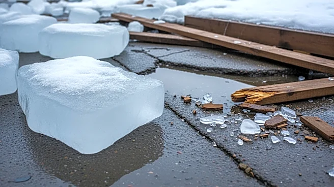 Heavy Rain and Snowmelt Cause Ice Chunks to Damage Michigan Homes