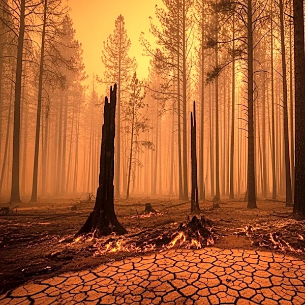 Wildfires Ravage Georgia and Florida, Destroying Nearly 50 Homes