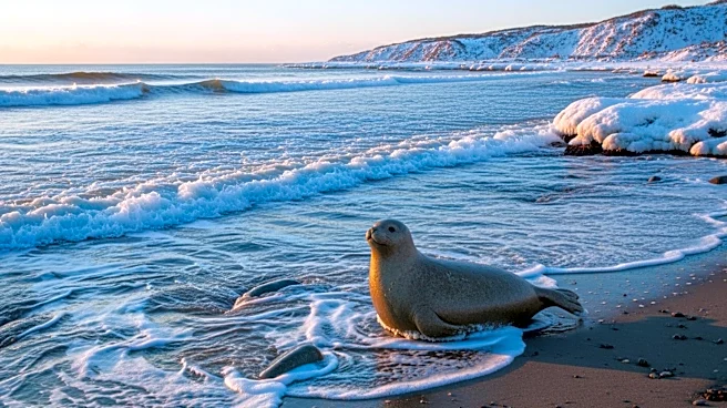 Injured Seal Returns to Ocean After New Jersey Blizzard