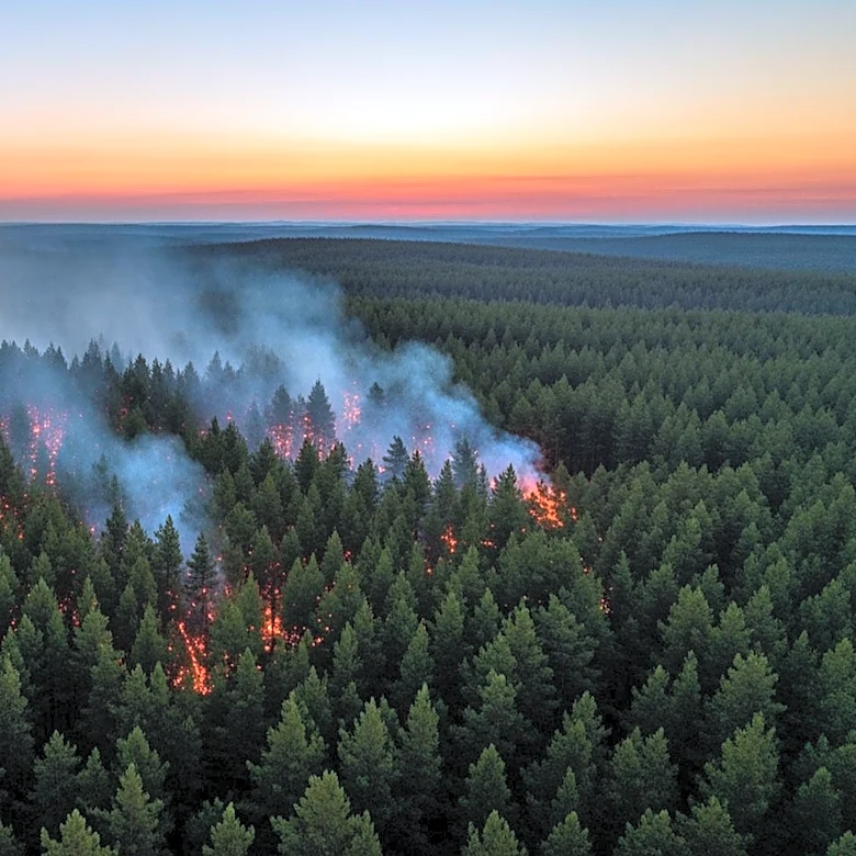 Pineland Road Fire Continues to Burn in South Georgia