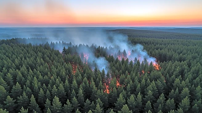 Pineland Road Fire Continues to Burn in South Georgia