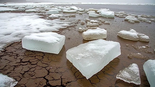 Heavy Rain and Snowmelt Threaten Michigan Homes with Ice Chunks