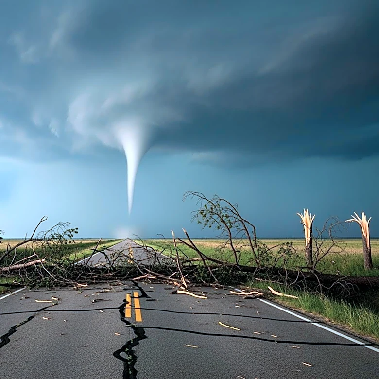 Tornado Strikes Enid, Oklahoma, Causing Damage and Road Closures