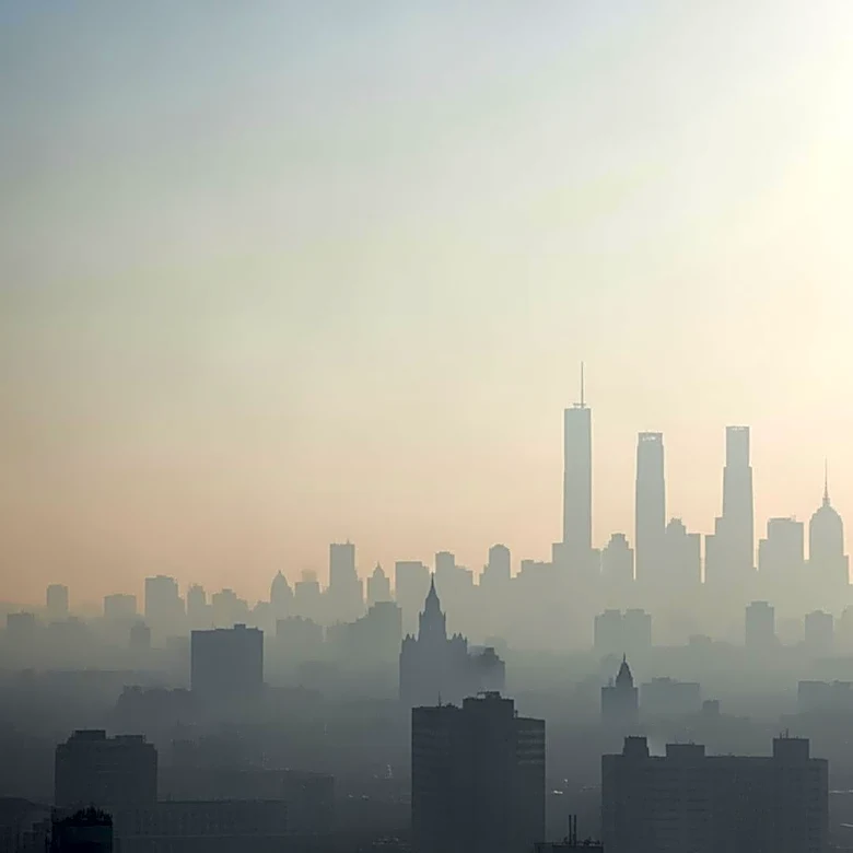 Hazy Conditions Persist in Reading, Pennsylvania