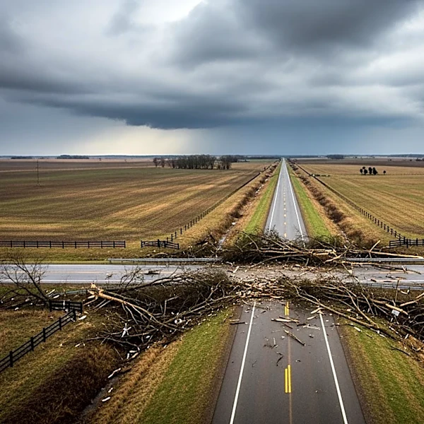 Tornado Causes Damage in Oklahoma, Roads Closed