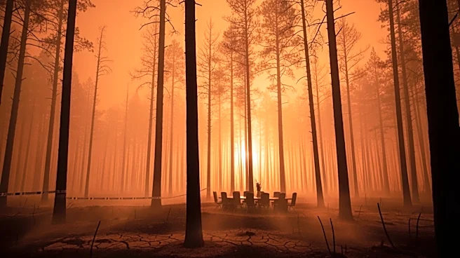 Wildfires Ravage Brantley County, Georgia, Destroying Structures