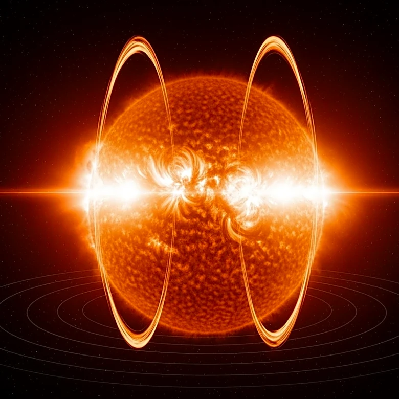 Sun's Twin X-Flares Disrupt Radio Signals Globally