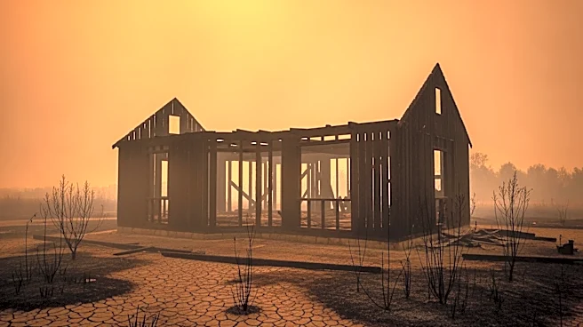 Georgia Wildfire Destroys Home Amid Dry Conditions