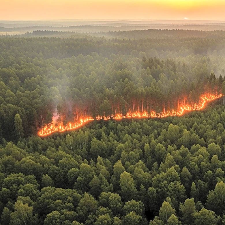 County Line Fire Burns Over 75 Acres at Avery-Mitchell Border