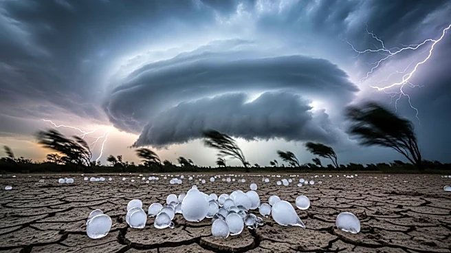 Tornadoes and Hail Strike Texas and Oklahoma