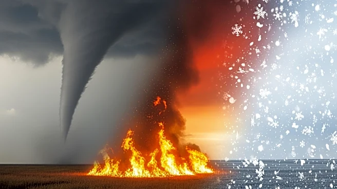 Severe Weather Threatens Central U.S. with Tornadoes, Wildfires, and Snow