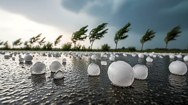 Severe Thunderstorms Bring Large Hail and Strong Winds to North Texas